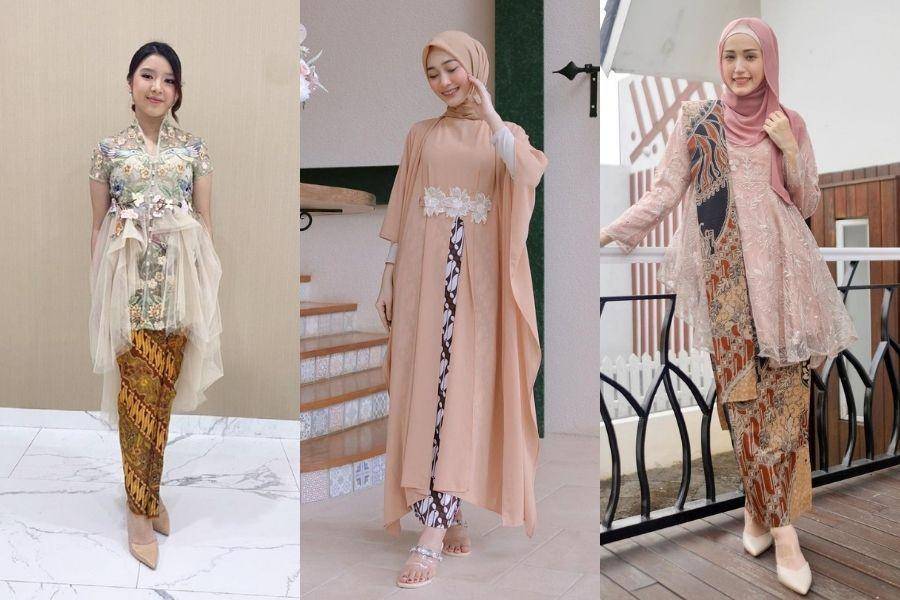 Ragam rok batik untuk kondangan. (instagram.com/suryaabduh / instagram.com/adeliapasha / instagram.com/sin.sr)