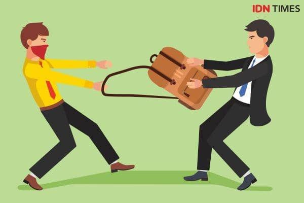 Ilustrasi penjambretan (IDN Times/Sukma Shakti)