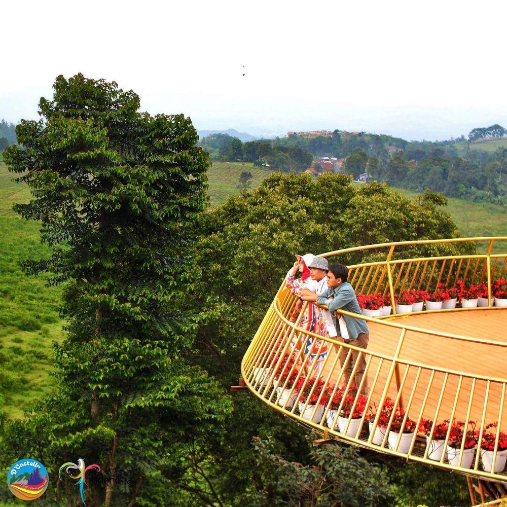 potret taman wisata Dewi Perssik (instagram.com/florawisata_dcastello)