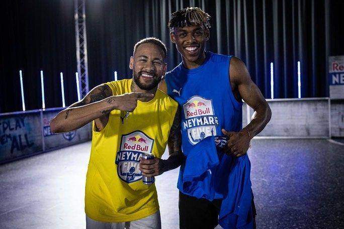 potret Junior Adamu dan Neymar (instagram.com/jr.adamu)