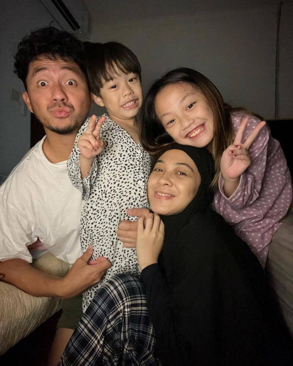 potret keluarga Ananda Omesh (instagram.com/dianayulestari)