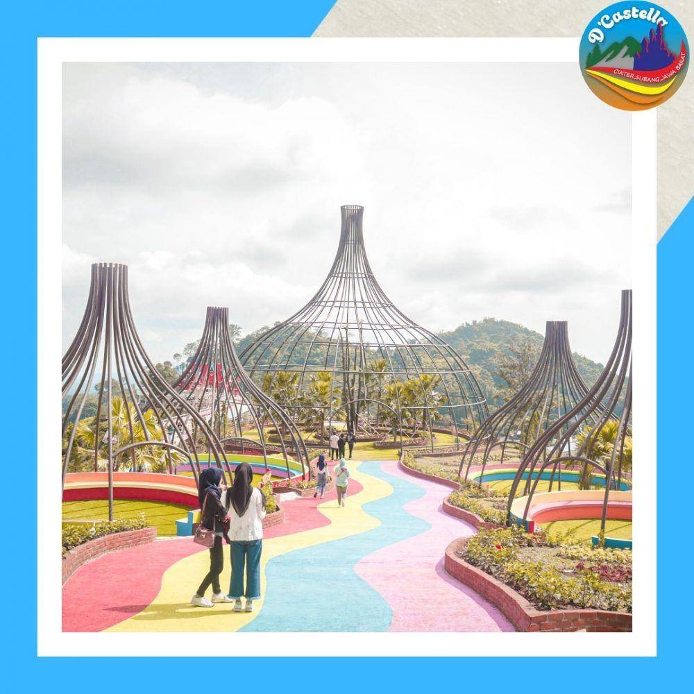 potret taman wisata Dewi Perssik (instagram.com/florawisata_dcastello)