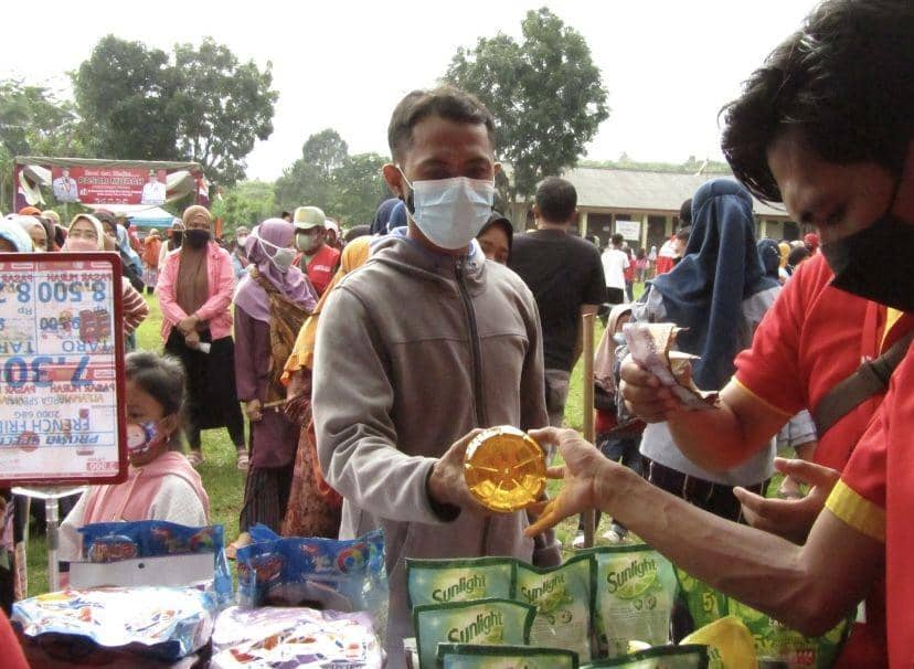 Kegiatan Pasar Murah di Kemiling Bandar Lampung. (IDN Times/Istimewa).