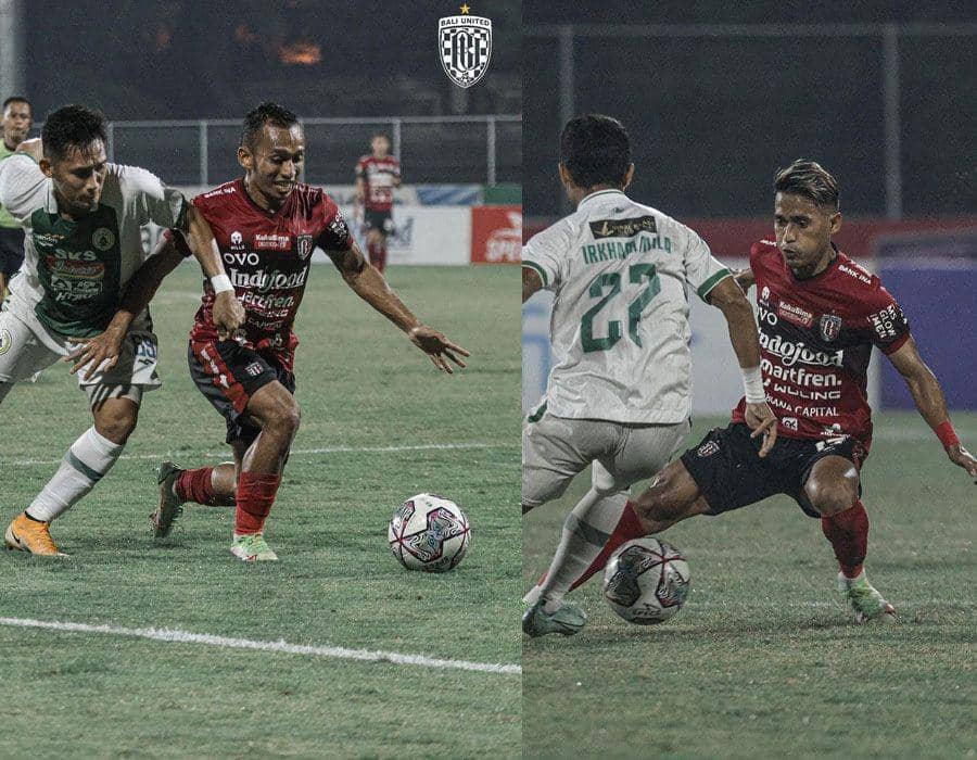 Irfan Jaya (Kiri) dan Sidik Saimima (Kanan). (Instagram.com/baliunitedfc)