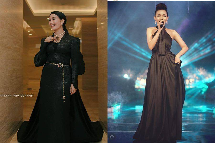 Iis Dahlia dan Rina Nose (instagram.com/isdadahlia|instagram.com/rinanose16)