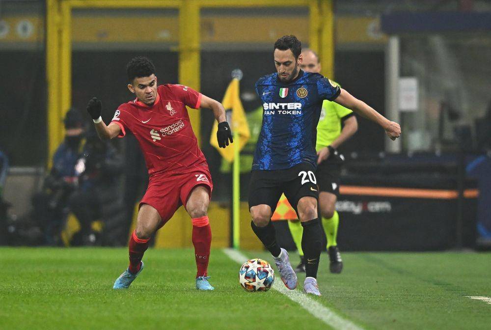 Ada beberapa catatan menarik yang lahir usai Liverpool mampu mempermalukan Inter Milan 0-2 dalam duel leg pertama babak 16 besar Liga Champions 2021/22 di Stadion San Siro, Kamis (17/2/2022). (Twitter/@Inter)