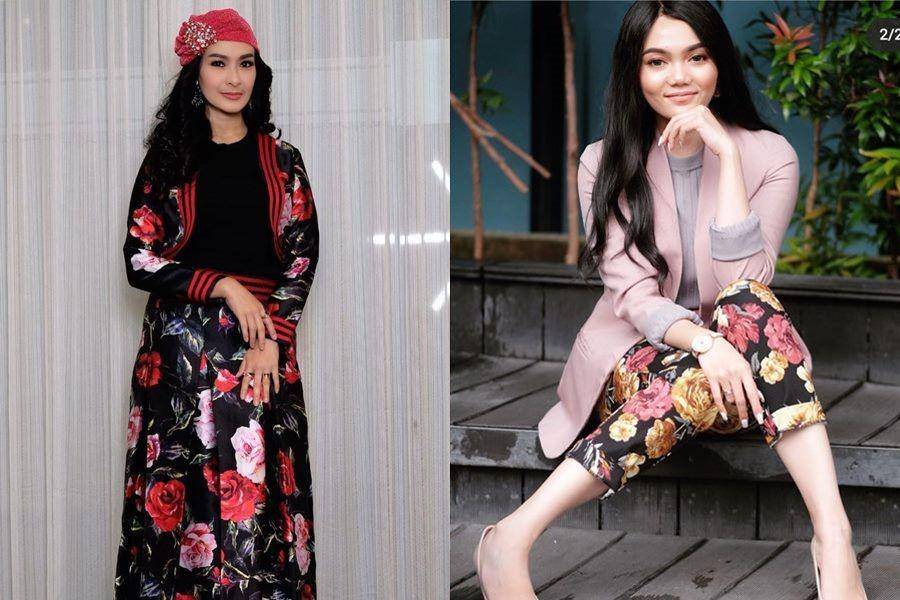Iis Dahlia dan Rina Nose (instagram.com/isdadahlia|instagram.com/rinanose16)