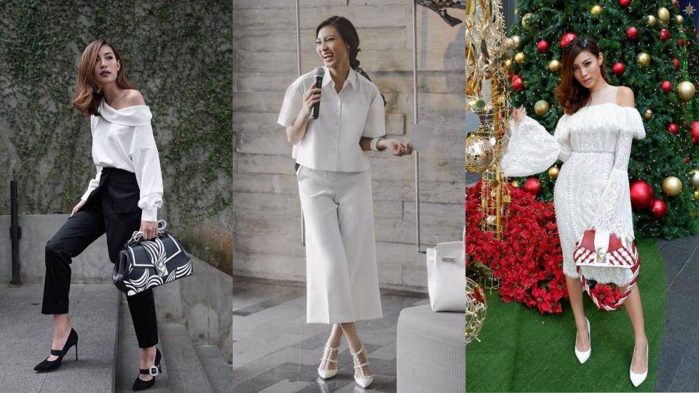 outfit serba putih ala Patricia Gouw (instagram.com/patriciagouw)
