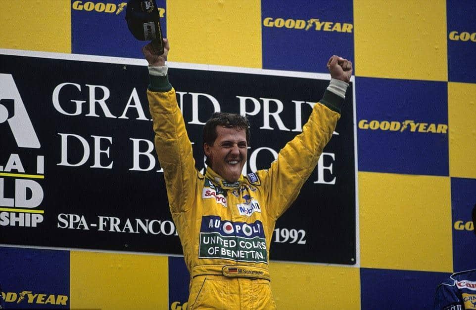 GP Belgia 1992, Kemenangan Pertama Michael Schumacher di Formula 1