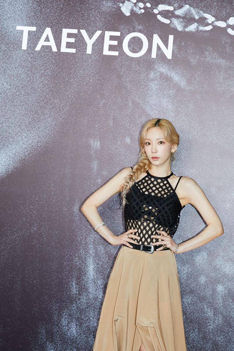 Taeyeon dalam press conference INVU (Dok. SM Town)