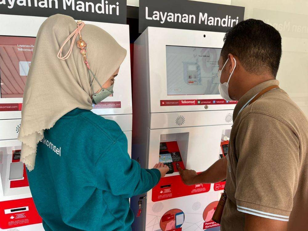 MyGraPARI merupakan media pelayanan Walk In Telkomsel digital dan dapat diakses secara mandiri (self-service) pelanggan di GraPARI. (Dok. Telkomsel).
