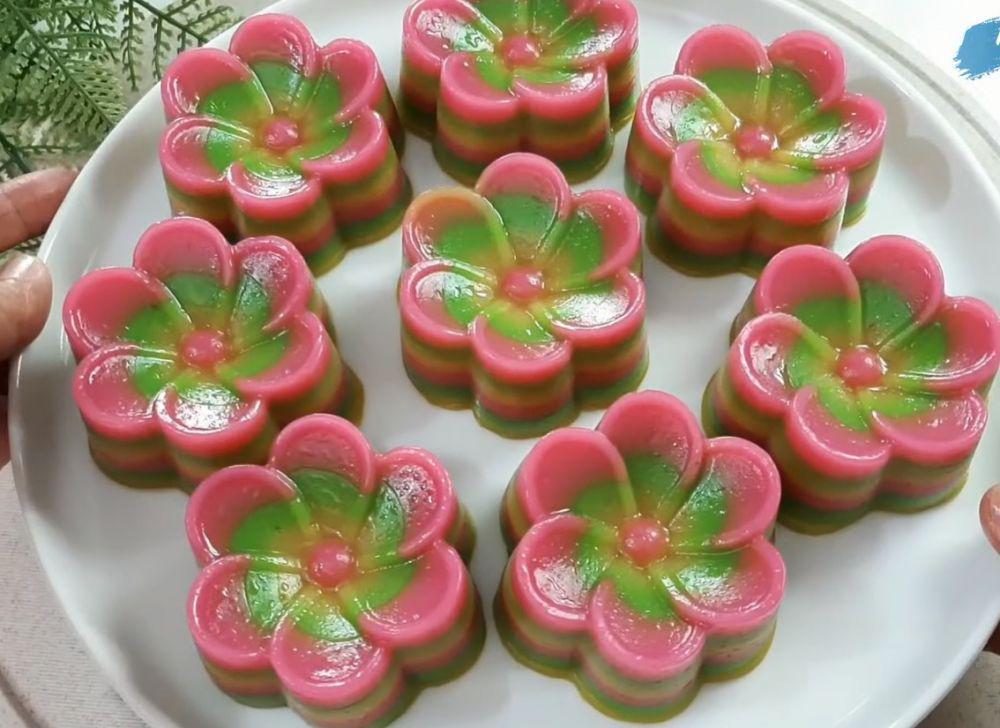 Resep Kue Lapis Kamboja, Kreasi Kudapan Manis nan Empuk!