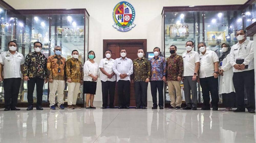 General Manager PGN SOR I, Afdal, setelah memenuhi undangan Bupati Deli Serdang, H. Ashari Tambunan untuk paparan rencana pengembangan jargas rumah tangga, Rabu (16/2/2022). (Dok. PGN).