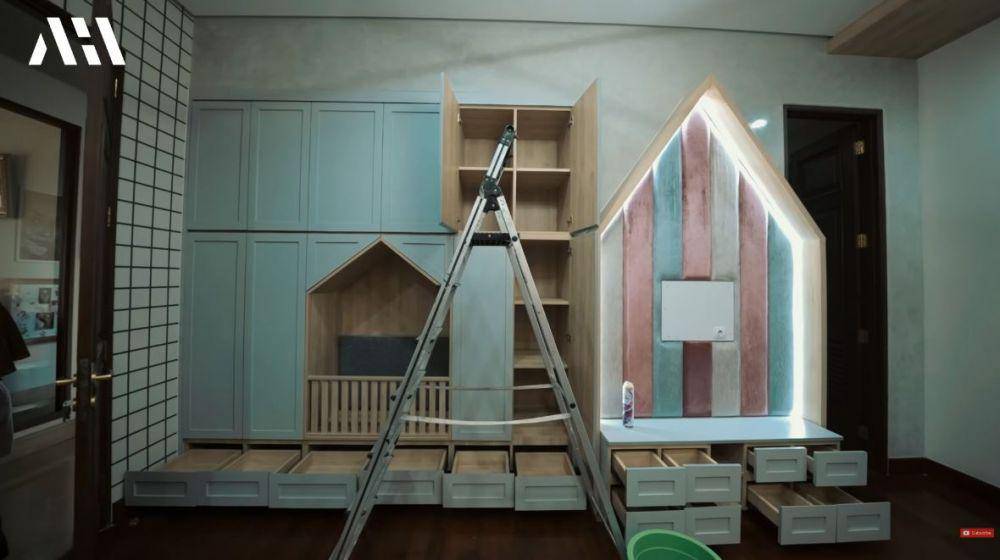 persiapan kamar baby A (YouTube.com/AH)