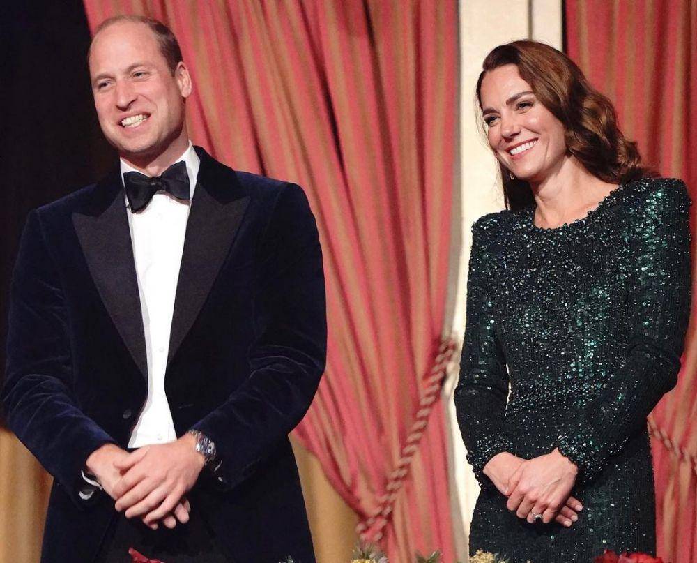 Kate Middleton dan Pangeran William menghadiri Royal Variety Performance pada 19 November 2021. (instagram.com/dukeandduchessofcambridge)
