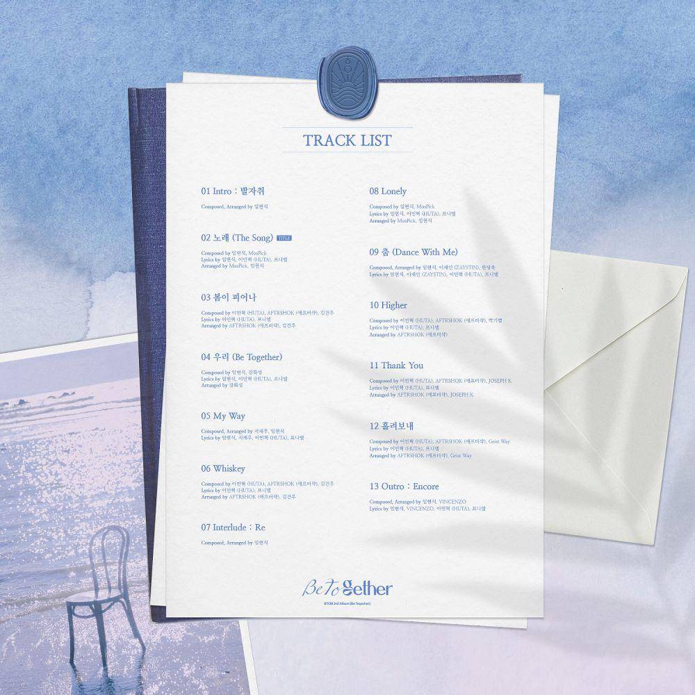 track list album Be Together (twitter.com/OFFICIALBTOB)