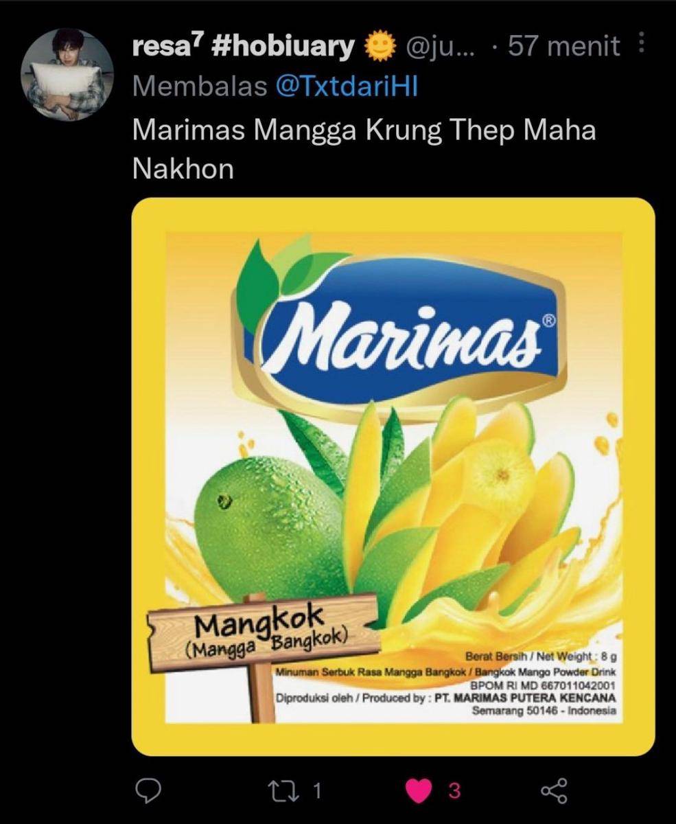 respons kocak Bangkok ganti nama (twitter.com/adalahrasa)
