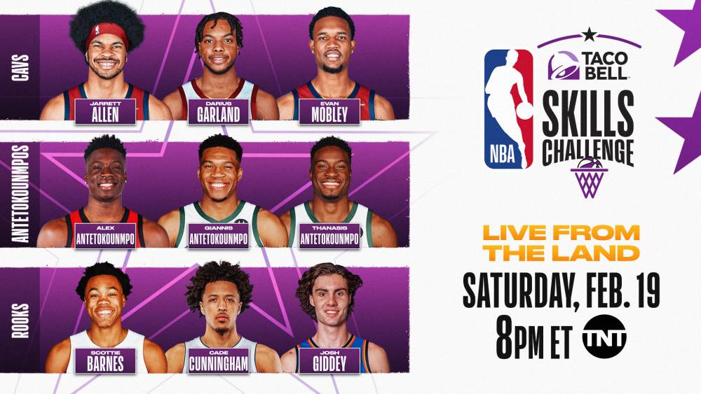 Taco Bell Skill Challenge merupakan bagian dalam rangkaian acara di NBA All-Star Game. (nba.com)