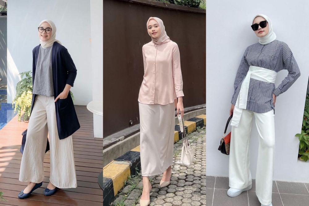 9 Inspirasi Outfit Hijab Ke Kantor ala Nazlia Rahma, Super Stylish!