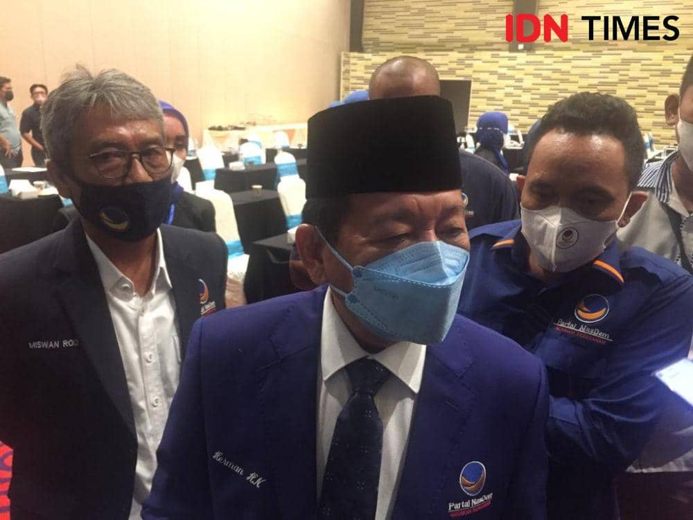Pelantikan Pengurus DPW Garnita Malahayati NasDem Provinsi Lampung. (IDN Times/Tama Yudha Wiguna)