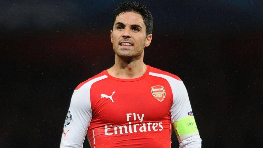potret Mikel Arteta saat menjadi kapten Arsenal (skysports.com)