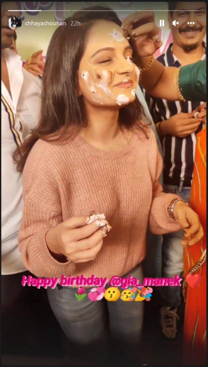 Ulang tahun ke-36 Giaa Manek (Instagram.com/chhayachouhan/)
