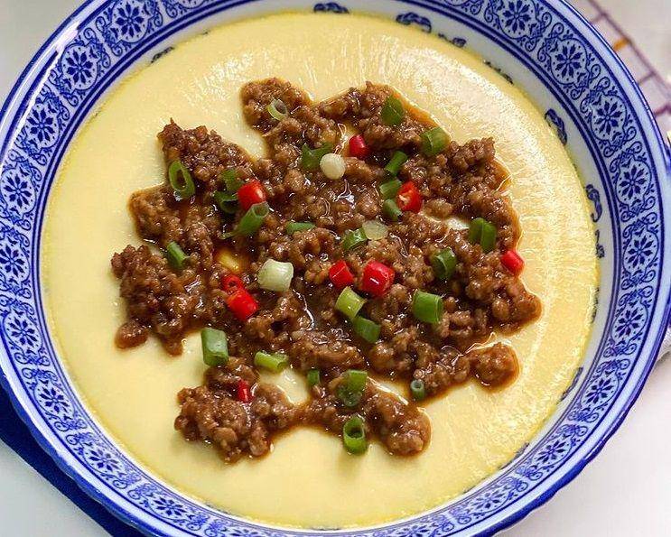 ilustrasi stim telur daging cincang (instagram.com/dada.tastes)