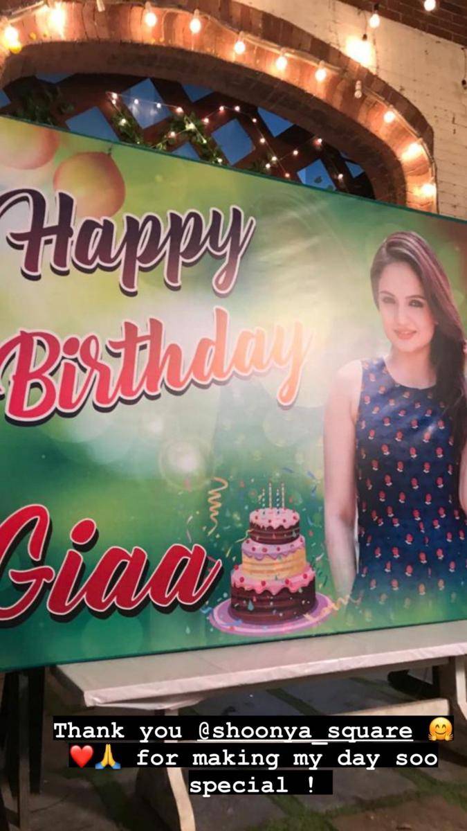 Ulang tahun ke-36 Giaa Manek (Instagram.com/gia_manek/)