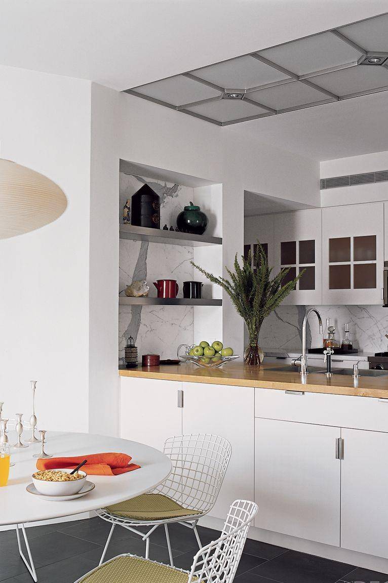ilustrasi dapur mungil (Joshua McHugh via elledecor.com)