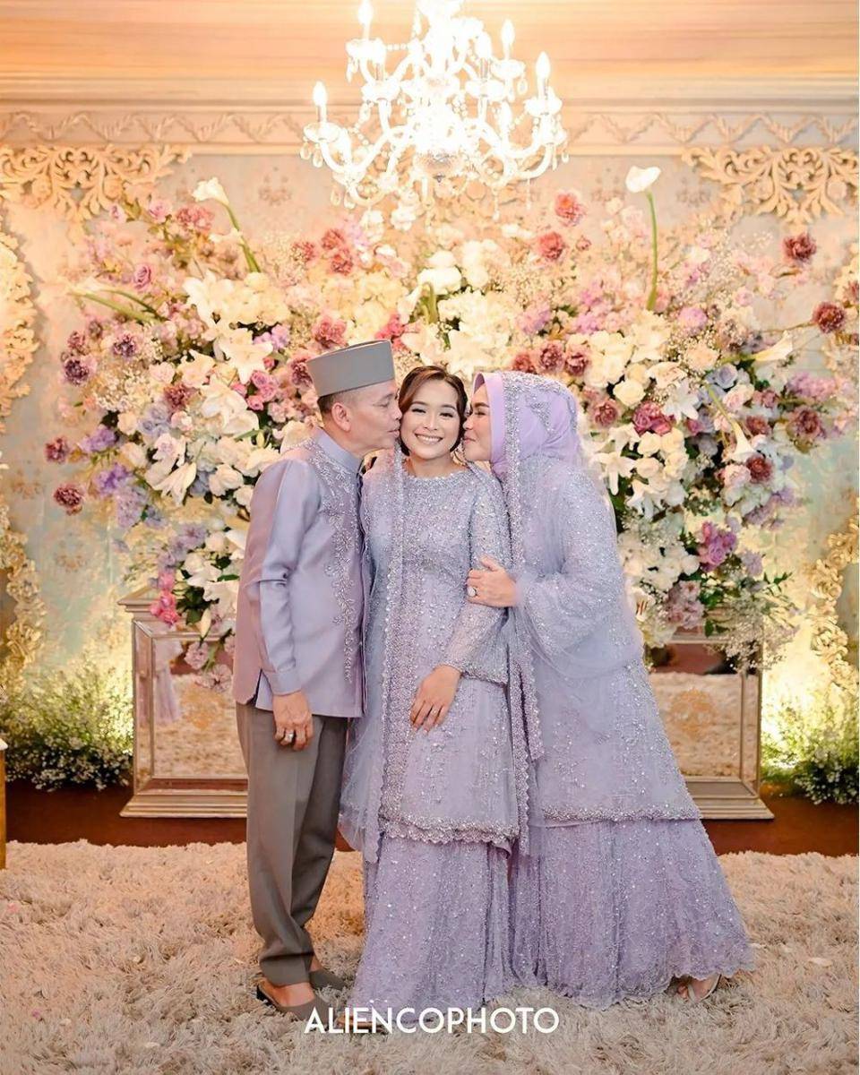 Syifa dan kedua orang tua. (Instagram.com/aliencophoto)