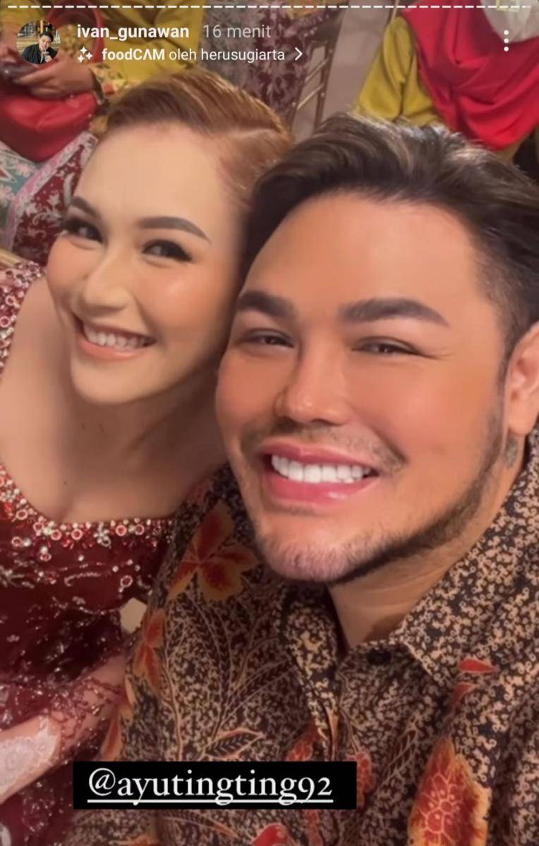 potret Ayu Ting Ting dan Ivan Gunawan (instagram.com/ivan_gunawan)
