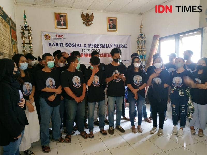 Puluhan Anak Muda Bandung Deklarasikan Dukung Ganjar Maju Pilpres 2024