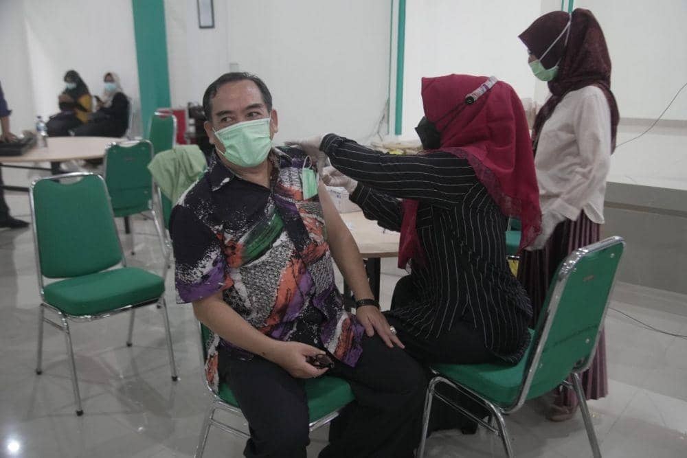 Buka Sentra Vaksinasi Booster, Unila Siapkan 1.000 Dosis Pfizer