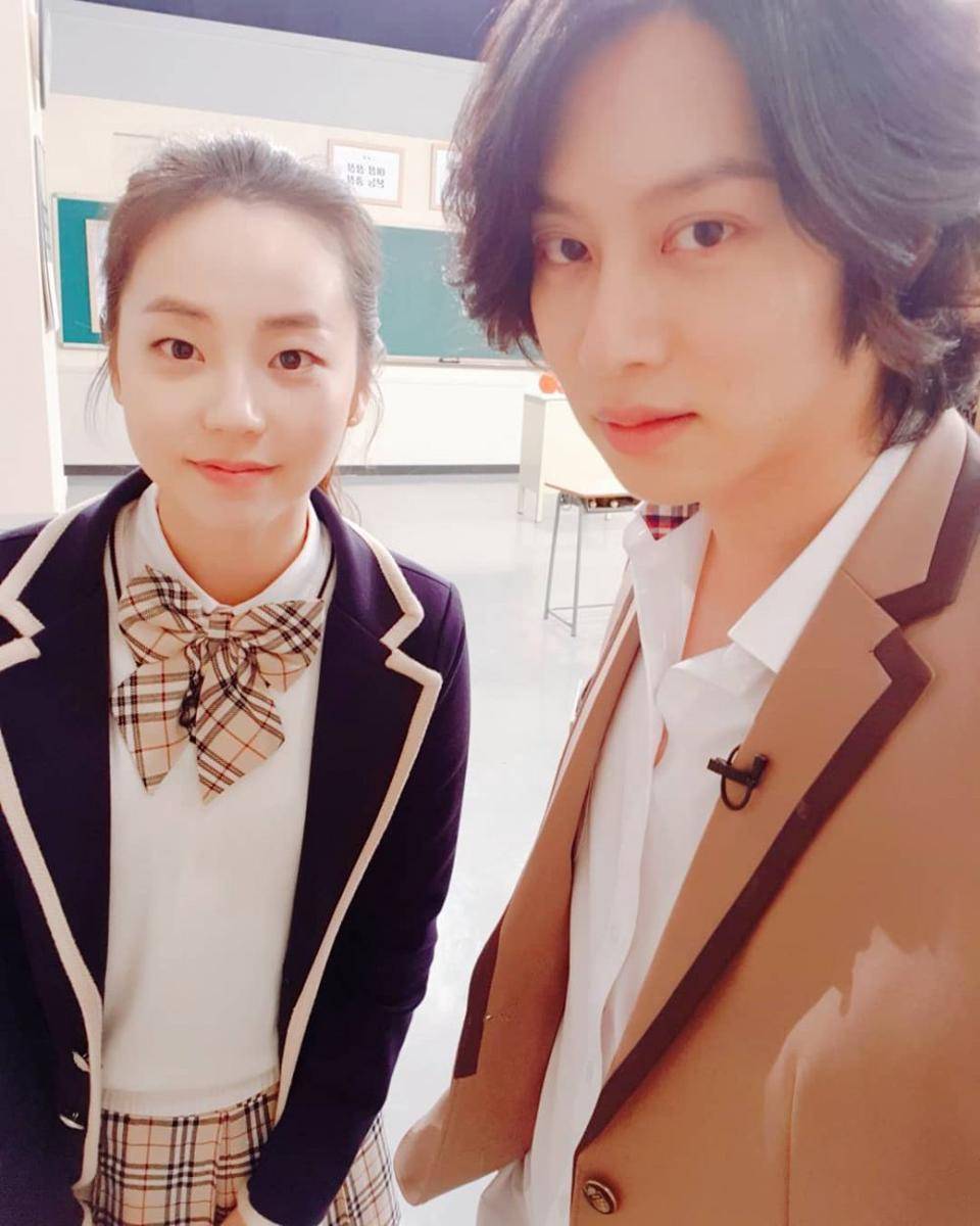 Ahn So Hee dan Heechul Super Junior (instagram.com/ssoheean)