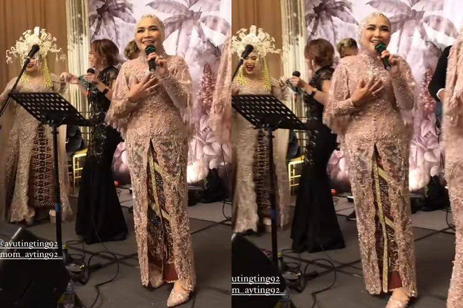 resepsi adik Ayu Ting Ting (instagram.com/liaadeliaa)