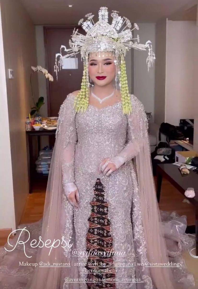 resepsi adik Ayu Ting Ting (instagram.com/babyoniel_)