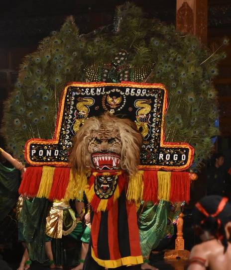 Tari Reog Ponorogo/ Instagram @yusril_ihza_65