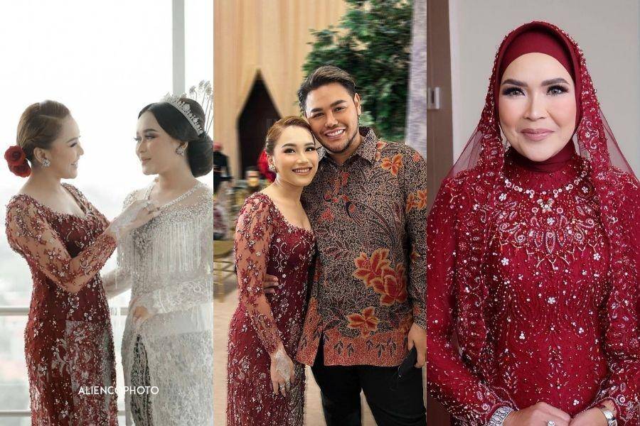 Baju dan makeup keluarga. (instagram.com/alfianos / instagram.com/aliencophoto /instagram.com/ivan_gunawan)