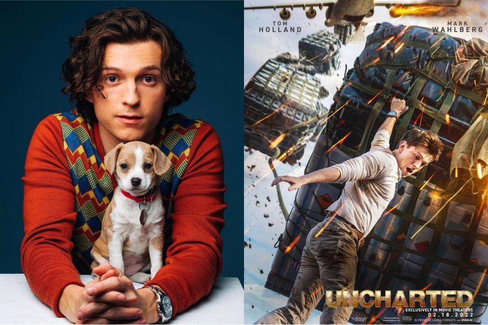 kolase foto Tom Holland (instagram.com/tomholland2013 | instagram.com/unchartedmovie)