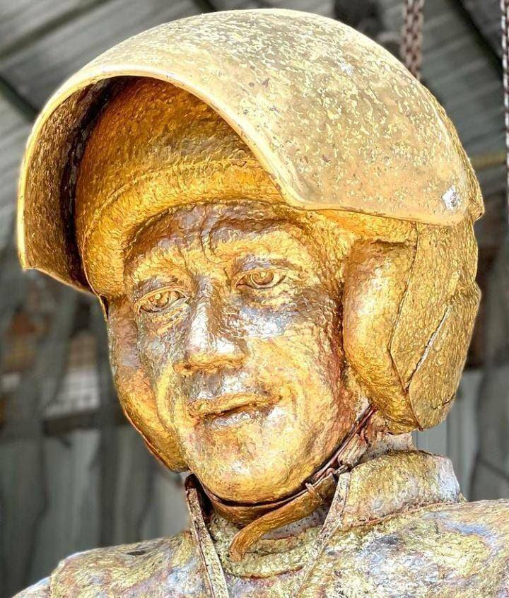 Patung Jokowi dibuat dari Kuningan dan Tembaga/dok. Djuki Ridwan
