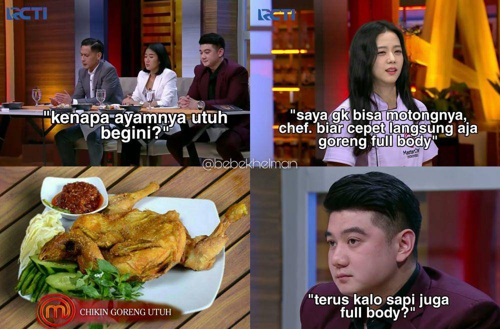 foto editan BLACKPINK ikut MasterChef (twitter.com/bebekhelman)