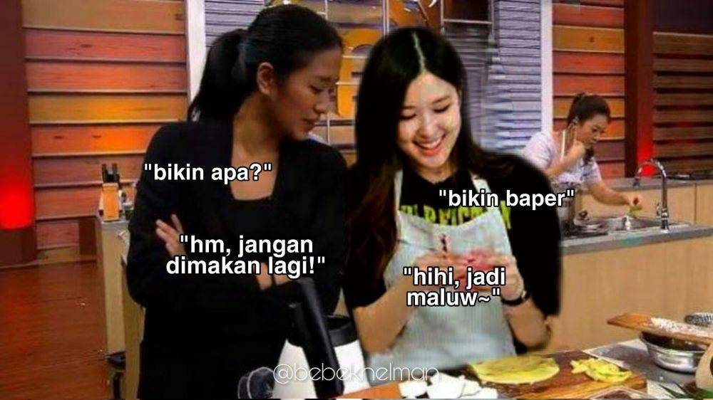 foto editan BLACKPINK ikut MasterChef (twitter.com/bebekhelman)