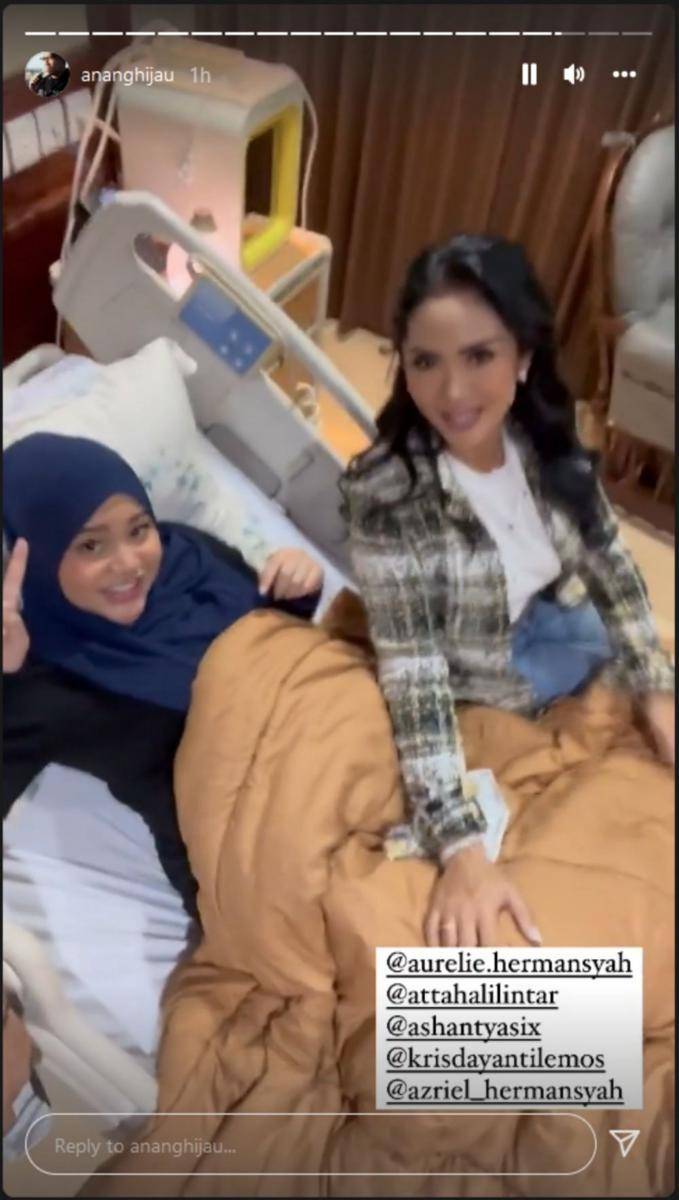 Persiapan lahiran Aurel Hermansyah (Instagram.com/ananghijau/)