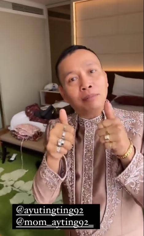 penampilan Ayah Ojak (Instagram.com/ivangunawan.ayutingting)