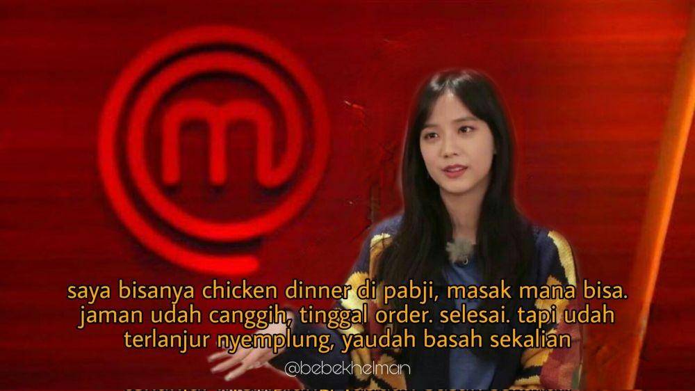 foto editan BLACKPINK ikut MasterChef (twitter.com/bebekhelman)