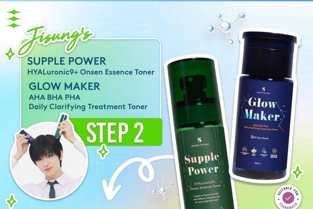 Somethinc Glow Maker dan Supple Power Toner (instagram.com/somethincofficial)