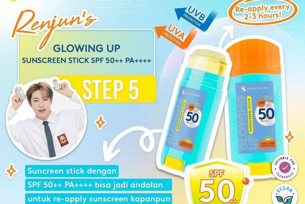 Somethinc Glowing Up Sunscreen Stick (instagram.com/somethincofficial)