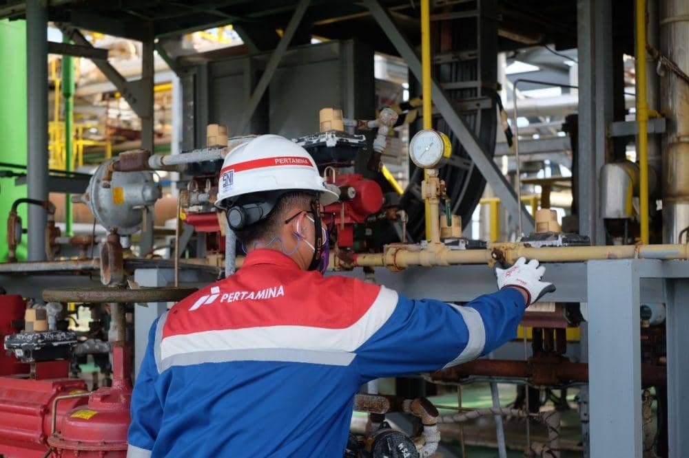 Produksi BBM Kilang Pertamina Internasional Balikpapan. Foto Pertamina