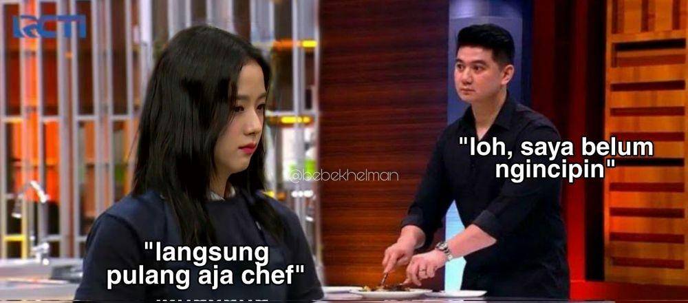 foto editan BLACKPINK ikut MasterChef (twitter.com/bebekhelman)