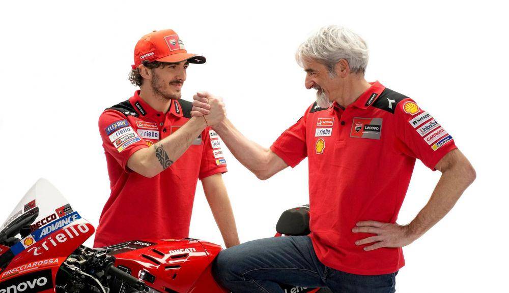 Francesco Bagnaia dan Luigi Dall'Igna (motorcyclesports.net)